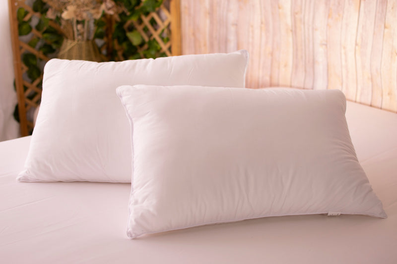Set de 2 Almohadas Premium con Fibra Siliconada de 800g – Tela Embosada La mia Stanza
