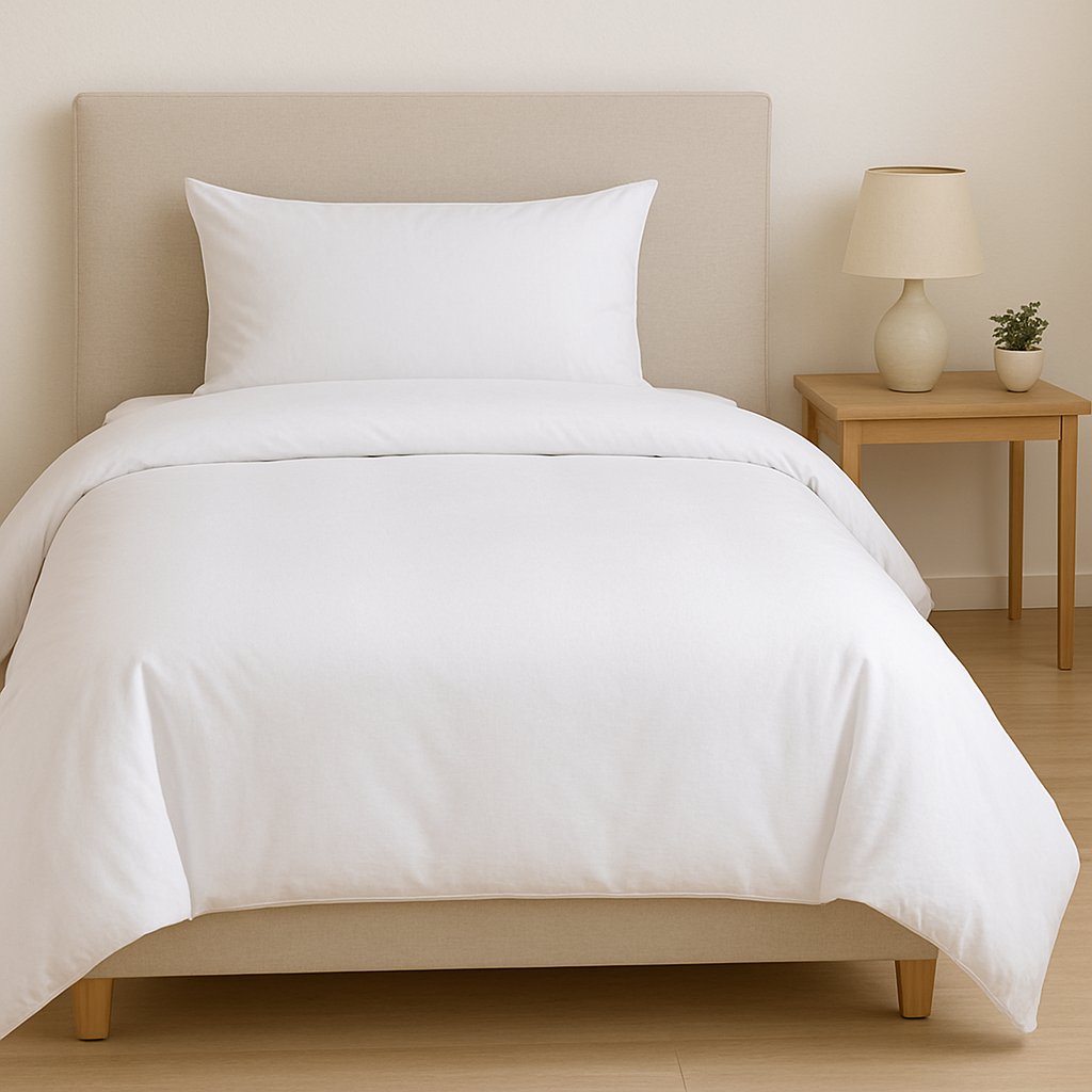 COVER DUVET PARA CAMA SEMIDOBLE 300 HILOS PLANO