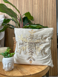 Cojìn Copos de Hielo Nórdico