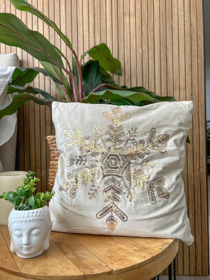 Cojìn Copos de Hielo Nórdico