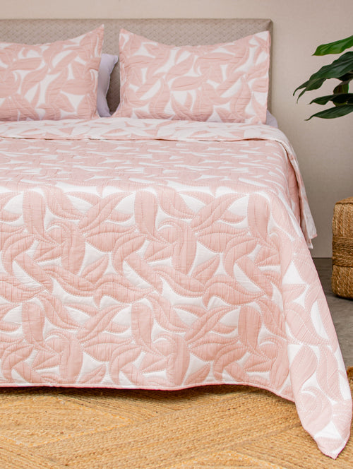 Cubrecama Jacquard Coral Rosa La mia Stanza