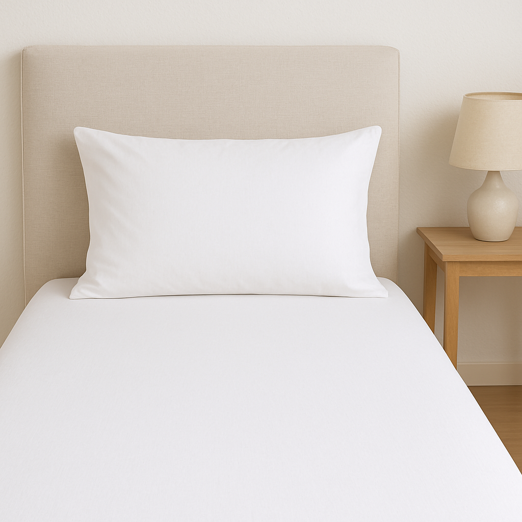 FUNDA DE ALMOHADA  ESTÁNDAR SENCILLA ABERTURA LATERAL 250 HILOS PLANO