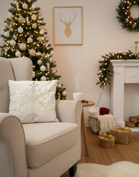 Cojìn Copos de Hielo Nórdico