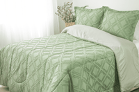 Comfort texturizado doble faz verde