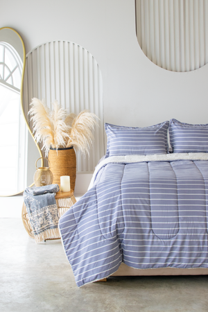 Comfort ovejero con tela catiónica azul La mia Stanza