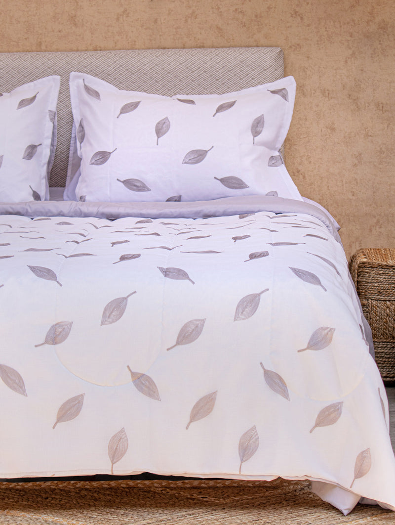 Comforter con velo y fundas sham