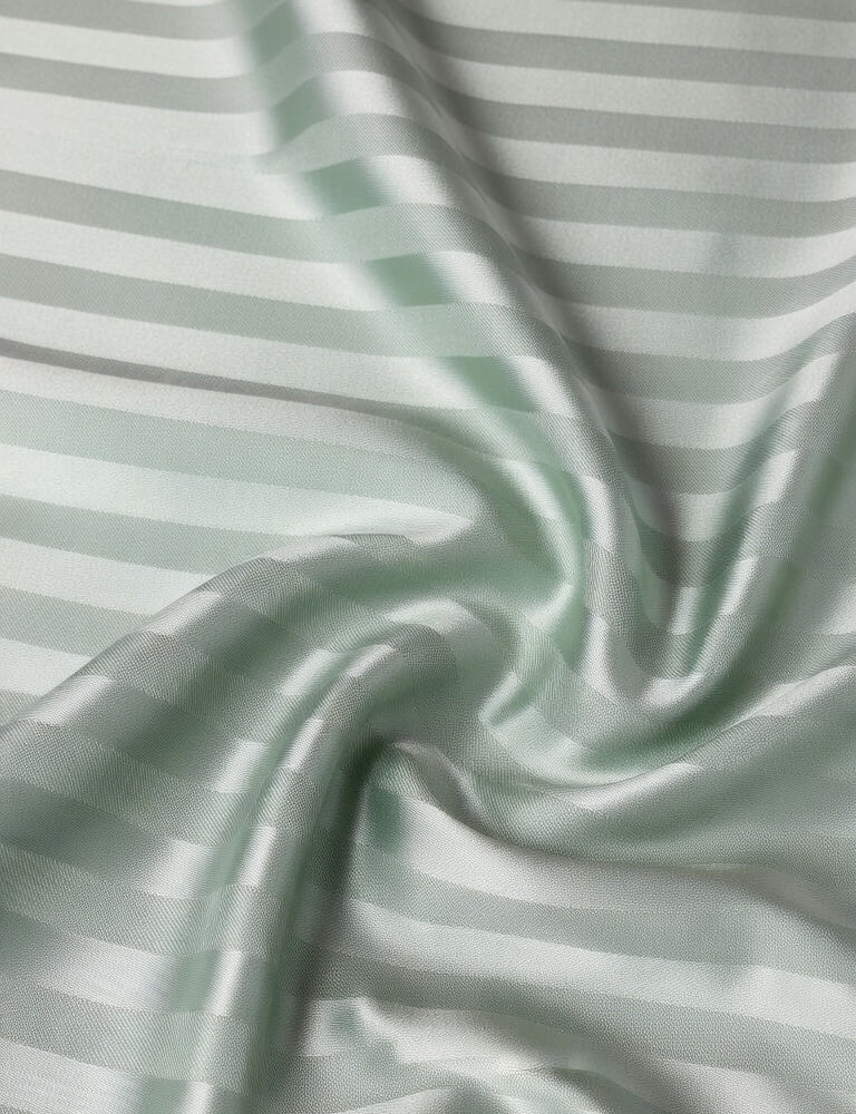 Juego de Sábanas Dobby Stripes Harmony Verde Menta