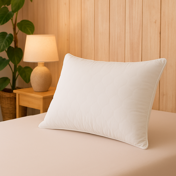 Set de 2 Almohadas Premium con Fibra Siliconada de 800g – Tela Embosada La mia Stanza