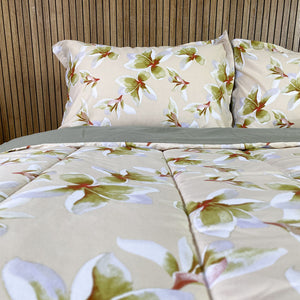 Comfort estampado de flores amarillas