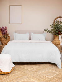 Edredón texturizado Espejismo Ártico La mia Stanza