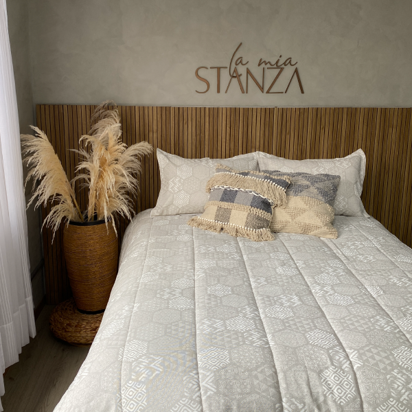 Comfort gris claro tejido algodón jacquard