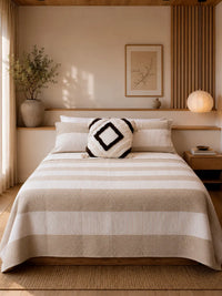 Fundas semi sham con pestaña interna del cubrecama Jacquard Amalfi La Mia Stanza