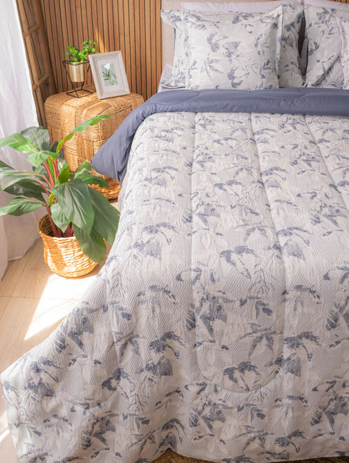 Comforter Jacquard Reflejo de Lago 100% Algodón La mia Stanza