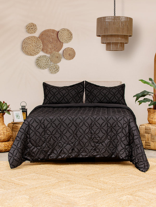 Comforters texturizados para decorar las camas