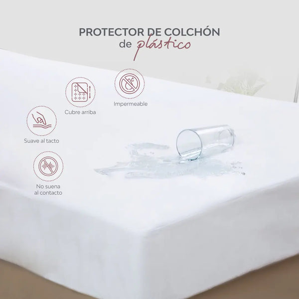 comprar protector colchón plástico